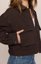 Load image into Gallery viewer, Rey Cropped Chore Jacket
