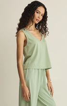 Load image into Gallery viewer, Sloane V Neck Top &amp; Scout Jersey Flare Pant - Crystal Green
