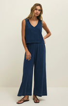 Load image into Gallery viewer, Sloane V Neck Denim Tank &amp; Scout Jersey Denim Pant Set
