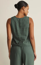 Load image into Gallery viewer, Sloane Linen Tank &amp; Scout Linen Pant Set - Everglade
