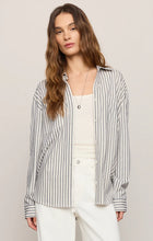 Load image into Gallery viewer, Reese Button Up Stripe Top
