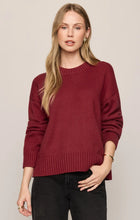 Load image into Gallery viewer, Cloud Spun Curved Hem Sweater
