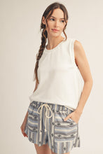 Load image into Gallery viewer, Smocking Edge Detail Tank Top
