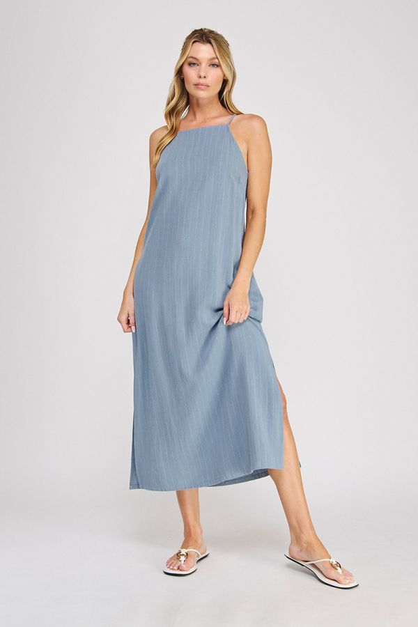 lotus maxi dress Lotus Blue Pin Stripe Maxi Dress – The Lovely Fig
