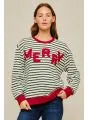 Load image into Gallery viewer, Merry Striped Pullover
