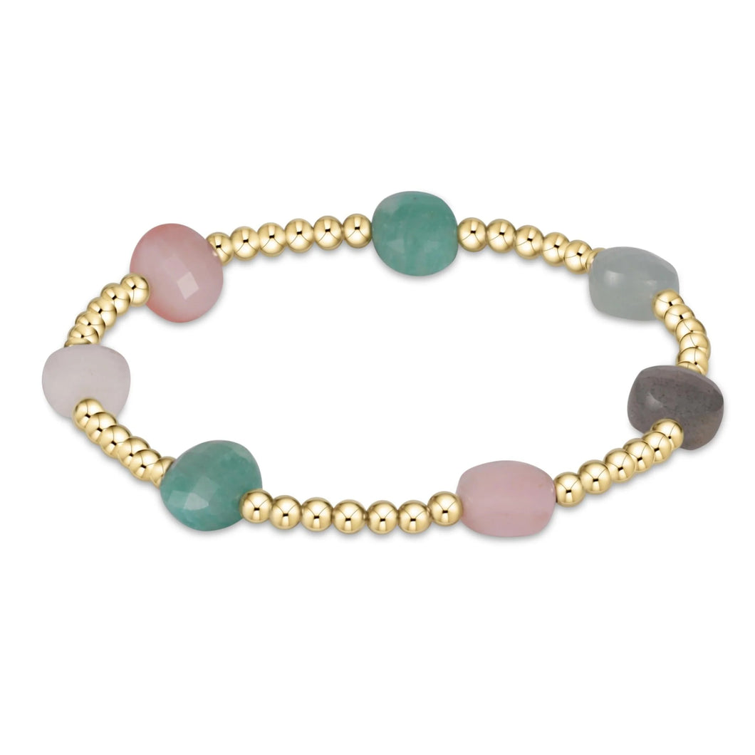 Gemstones Pattern Bead Bracelet - Admire