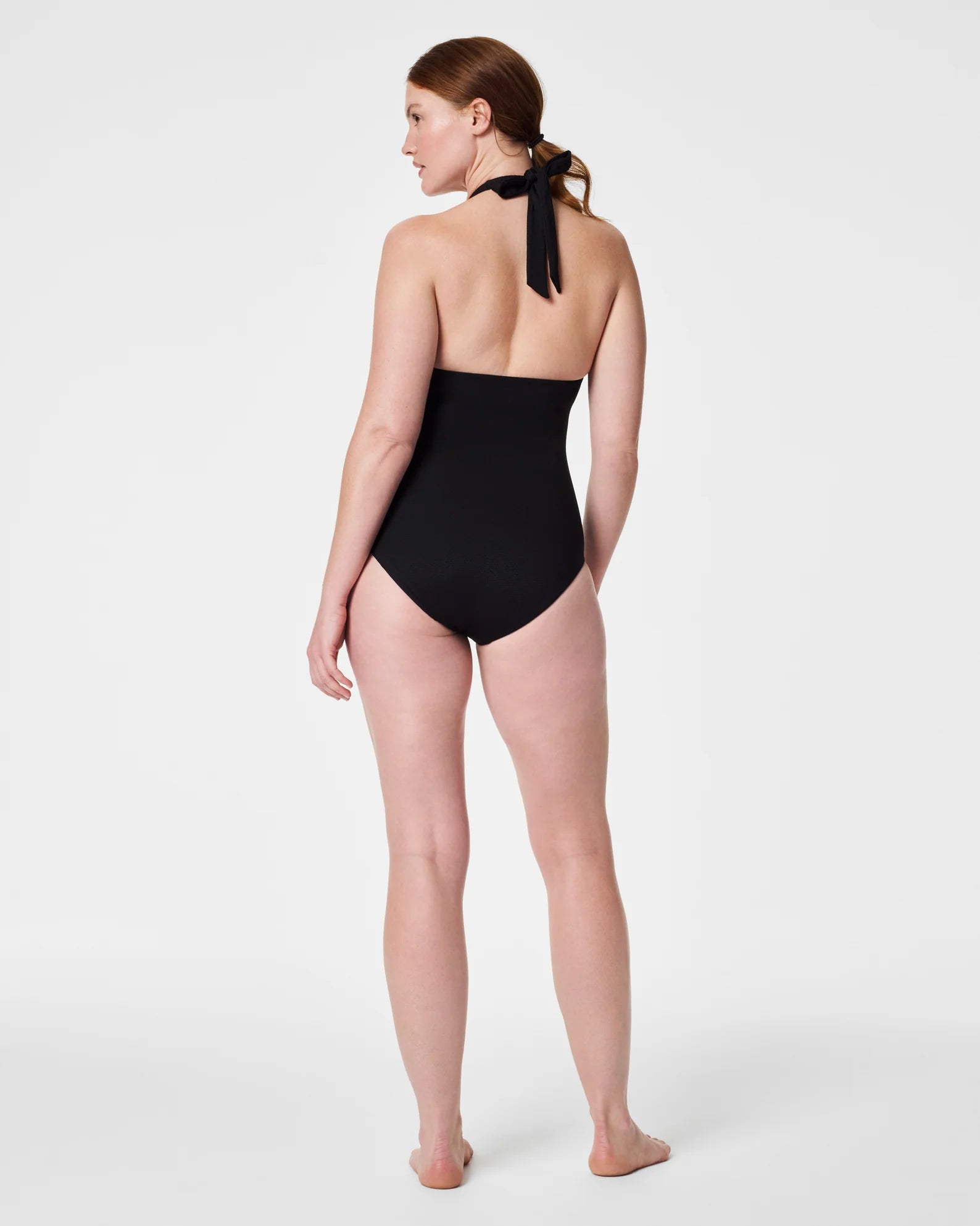 Pique Shaping High Neck One-Piece – Spanx