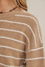 Load image into Gallery viewer, Contrast Striped Sweater
