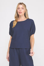 Load image into Gallery viewer, Textured Knit Top &amp; Wide Leg Pants
