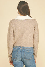 Load image into Gallery viewer, Lovely Collared Cardigan with Patch Pockets
