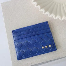 Load image into Gallery viewer, Mariah Woven Small Card Holder Wallet
