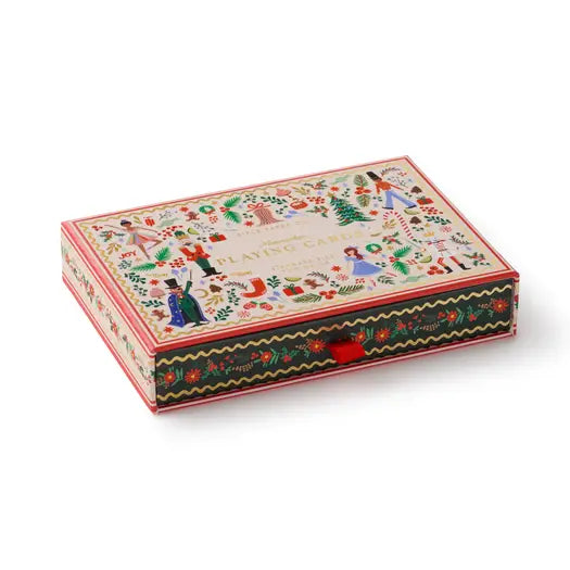 Rifle Paper Co. Holly Jolly Nutcracker Playing Cards
