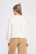 Load image into Gallery viewer, Floral Embroidery Sweater

