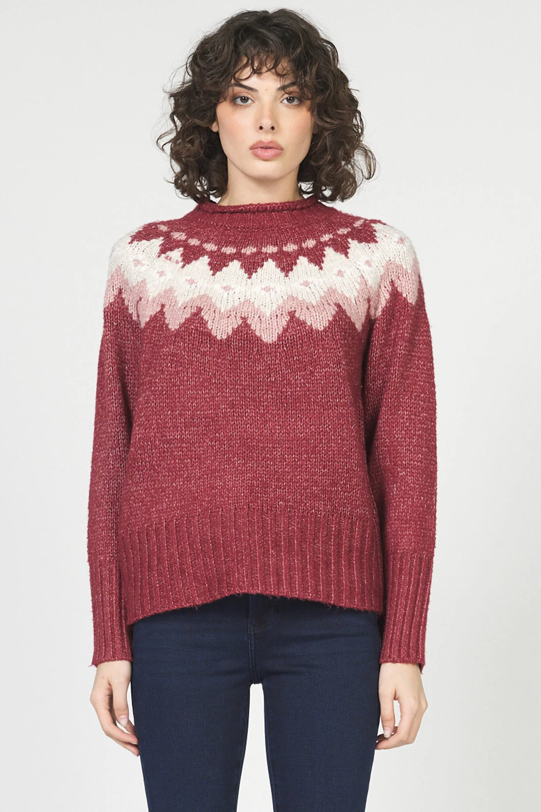 Cherry Laquer Ashlynn Sweater