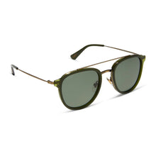 Load image into Gallery viewer, DIFF - Camden Dark Olive Crystal Polarized Sunglasses
