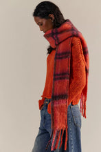 Load image into Gallery viewer, Highland Plaid Skinny Scarf
