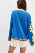 Load image into Gallery viewer, FP You're a Star Navy Daisy Tee
