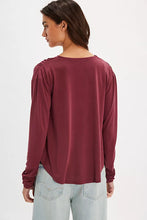 Load image into Gallery viewer, FP Jane Draped Long Sleeve Top
