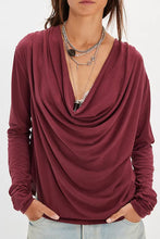Load image into Gallery viewer, FP Jane Draped Long Sleeve Top
