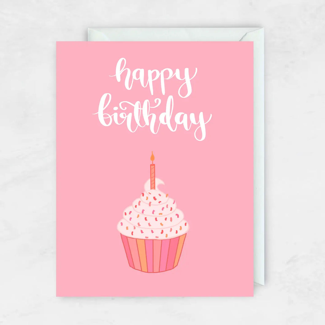 Happy Birthday (Cupcake) Card