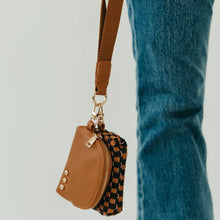 Load image into Gallery viewer, Wonderlust Woven Dual Pouch Wristlet
