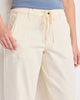 KUT Ashton Front Tie Pants - Ecru