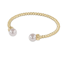 Load image into Gallery viewer, Classic Bead Cuff - Pearl
