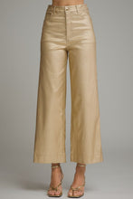 Load image into Gallery viewer, Gold Wide Leg Pants

