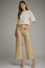 Load image into Gallery viewer, Gold Wide Leg Pants
