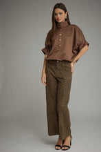 Load image into Gallery viewer, Animal Print Wide Leg Pants
