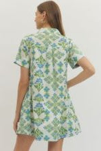 Load image into Gallery viewer, Floral Print Short Sleeve Mini Dress
