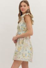 Load image into Gallery viewer, Novelty Print Flutter Sleeve Mini Dress
