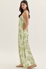 Load image into Gallery viewer, Olive Botanical Sleeveless Maxi Dress
