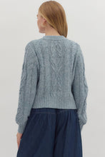 Load image into Gallery viewer, Cable Knit Long Sleeve Cardigan
