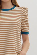 Load image into Gallery viewer, Stripe Short Sleeve Top
