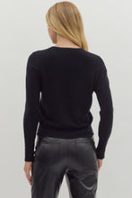 Load image into Gallery viewer, Round Neck Solid Long Sleeve Top
