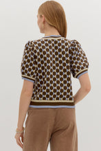Load image into Gallery viewer, Abstract Pattern Short Sleeve Top
