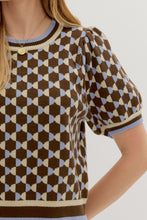 Load image into Gallery viewer, Abstract Pattern Short Sleeve Top
