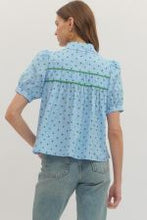 Load image into Gallery viewer, Polka Dot Puff Short Sleeve Top
