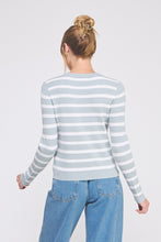 Load image into Gallery viewer, Seamist Striped Cable Knit Top
