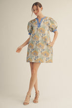 Load image into Gallery viewer, Floral Jacquard Shift Dress
