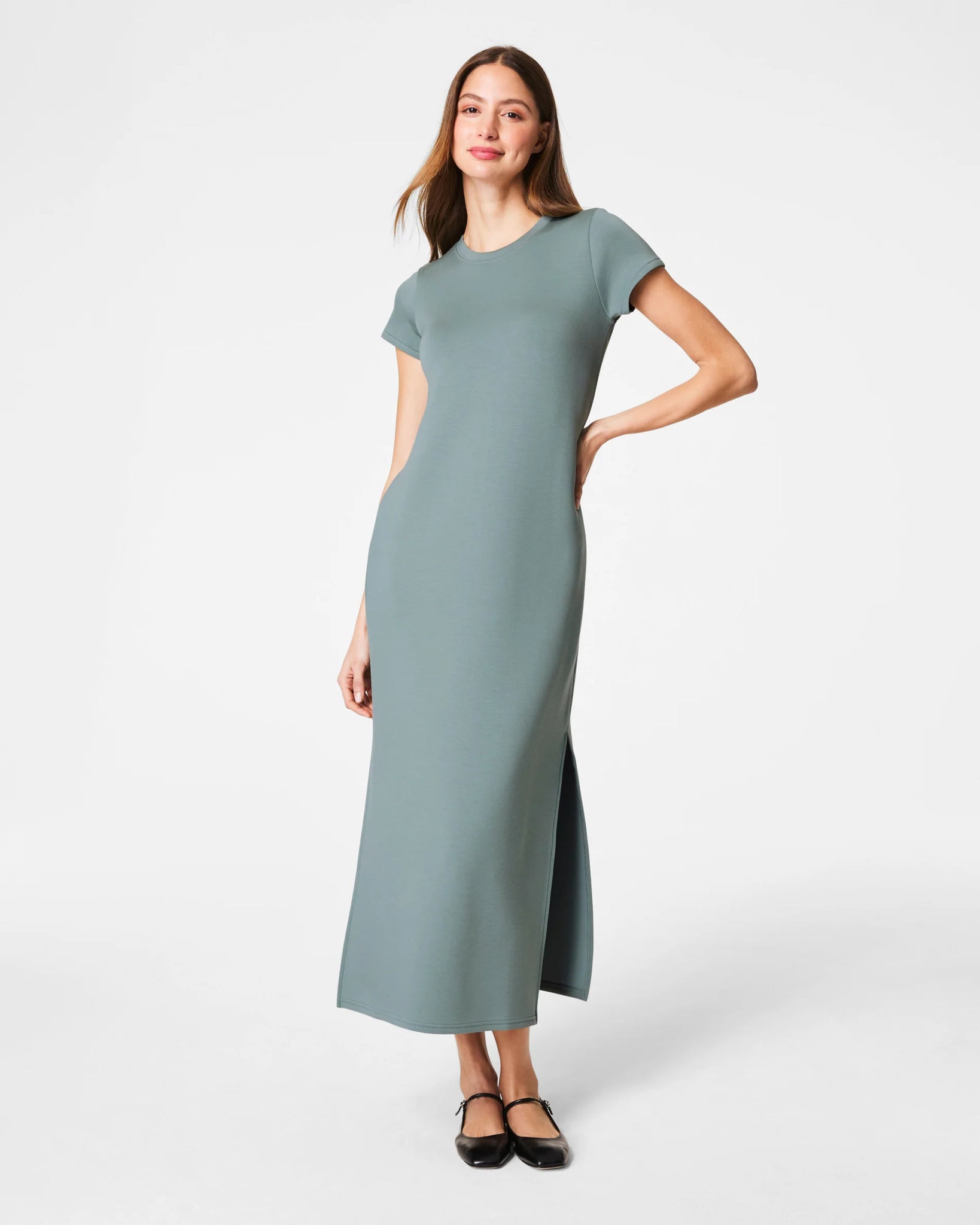 spanx airessentials maxi dress Airessentials French Rib Tank in Toasted Coconut Monkee's of Knoxville air and features built SPANX Airessentials Maxi Dress