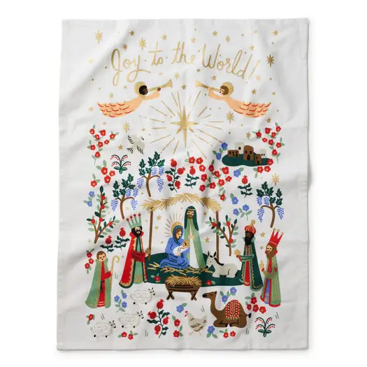 Rifle Paper Co Holiday Tea Towel