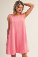 Load image into Gallery viewer, Pink Sleeveless Swing Dress

