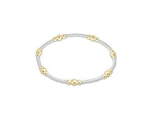 Load image into Gallery viewer, Classic Purpose Pattern Bead Bracelet - Mixed Metal

