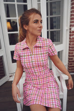 Load image into Gallery viewer, Pomegranate Plaid Ivy Dress
