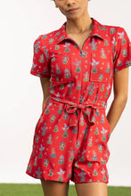 Load image into Gallery viewer, Meadows Kiss Cherry Ranger Romper
