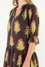 Load image into Gallery viewer, Floral Detailed V Neck Dress

