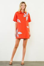 Load image into Gallery viewer, Short Sleeve Floral Embroidery Dress
