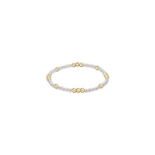 Load image into Gallery viewer, Worthy Pattern 3mm Bead Bracelet - Pearl
